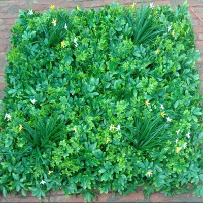 High Simulation Artificial Wall Grass Easy Installation Simple Maintenance Bad Weather Resistance