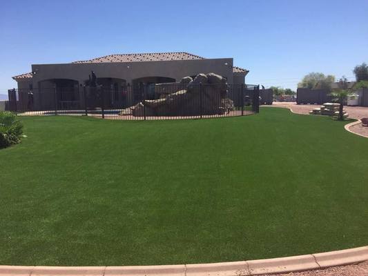 Natural Texture Landscape Artificial Grass 45mm Pile Height Low Maintenance for Garden Lawns and Landscape Projects
