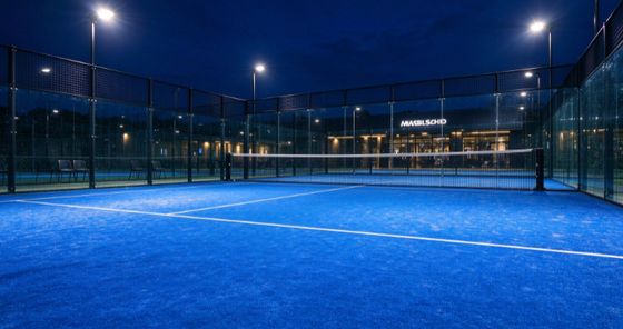 FEP Certified 12mm Pile Height High Density Padel Artificial Grass and Padel Turf for Professional Courts
