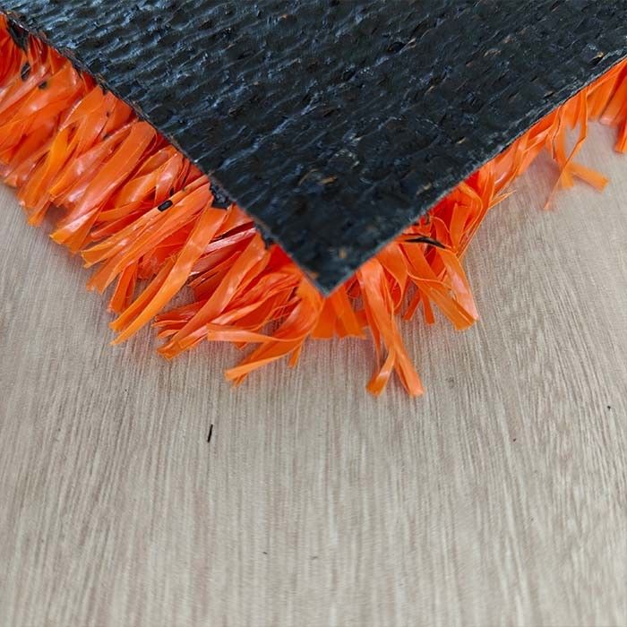 25mm Orange Artificial Turf Tennis Court Multi Functional For Sports