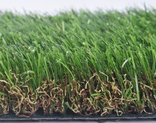 SBR Latex Backing Synthetic Landscape Green Grass 45mm For Paving Of Leisure Places Family Courtyards And Gardens