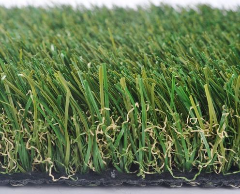 SBR Latex Backing Synthetic Grass with 45mm Pile Height and C Spine Yarn Shape for Landscaping and Gardens