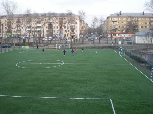 FIFA Approved PE Artificial Turf For Soccer Fields 1.5mm Pile Width