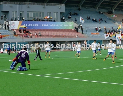 Football Artificial Turf Grass CPP+LENO Backing With 5/8 inch Gauge And 40mm Pile Height