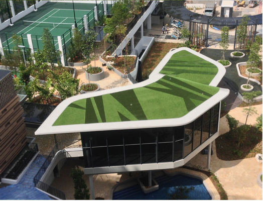 Low Maintenance High Permeability Customizable Specifications Landscaping Artificial Turf for Playgrounds and Kindergartens