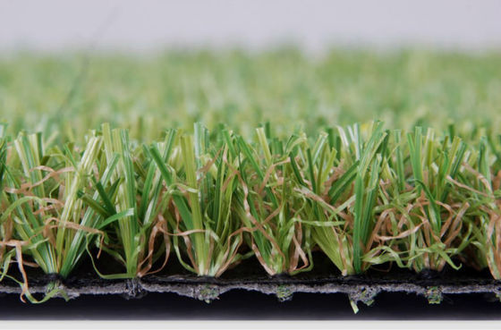 140 Stitches/M Hybrid Artificial Grass with 25mm Pile Height and SBR Latex Adhesive for Realistic Appearance in Gardens