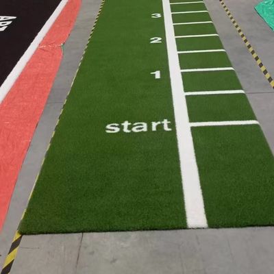 19mm Pile Height UV Resistant Artificial Grass for Sports Fields with Non-infill Installation