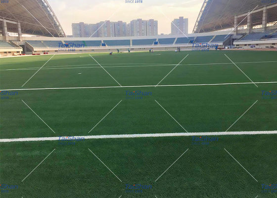 FIFA Certified 55mm Pile Height High Density Artificial Turf for Soccer Courts with Low Maintenance
