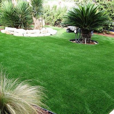30mm Green Leisure Artificial Turf Used For Pets Area Or Roof Gardens With UV Resistance And Good Elasticity