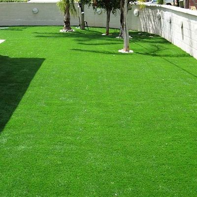 Multi Filament Hybrid Artificial Grass 45mm Pile Height 9500 Dtex Abrasion Resistant Synthetic Turf