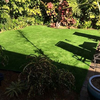 Any Length Landscape Artificial Grass Flat Shape Yarn FIFA FIH Double Certification