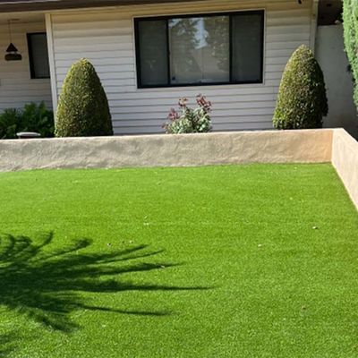 Realistic Landscape Artificial Grass with 42mm Pile Height and Low Maintenance Ideal for Outdoor Gardens Patios and Leisure Zones