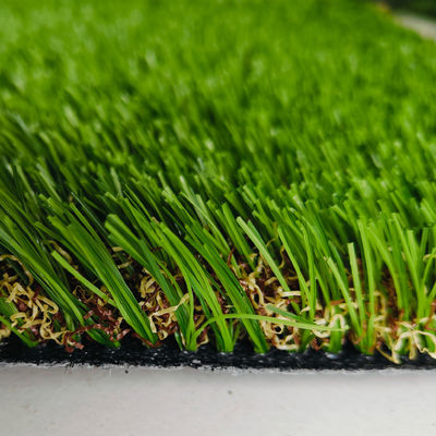 9600 Dtex 18900 Density UV Resistance Landscape Artificial Grass with Mixed Straight and Curved Yarn