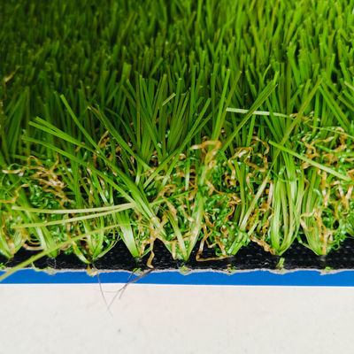30mm Pile Height Artificial Grass with 200 Stitches/M and Five Colors Mixing for Sports and Leisure