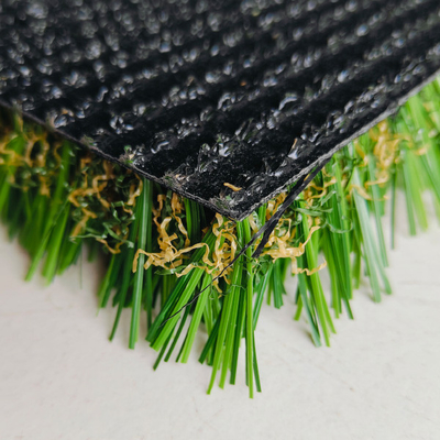 Multi Functional Green Artificial Grass 30mm pile height With PU coating and double PP backing