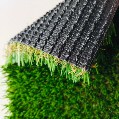 Multi Functional Green Artificial Grass 30mm pile height With PU coating and double PP backing
