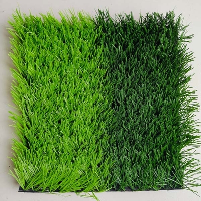 PP+Leno Backing 50mm Pile Height Sports Artificial Turf With Low Maintenance And Two Colors In Two Areas