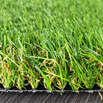 40mm Pile Height Artificial Turf with 3/8 Gauge for Environmental Protection and Landscape Use