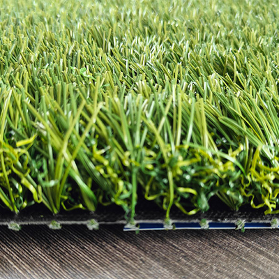 160 stitches/m 32mm pile height Recreational Artificial Fake Grass Used For Landscape Fields And School Playgrounds