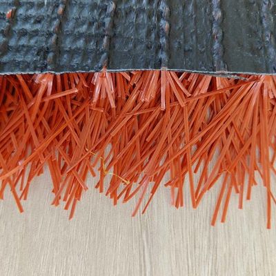 Brick Red 40mm Pile Height 12000 Dtex Football Artificial Turf for Sports Venues