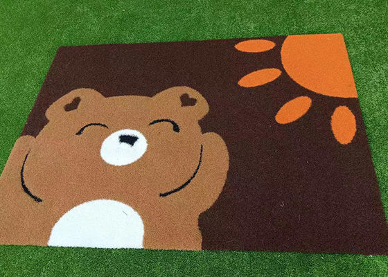 17mm Pile Height UV Resistant Customizable Pattern Artificial Grass for Kindergartens and Gardens