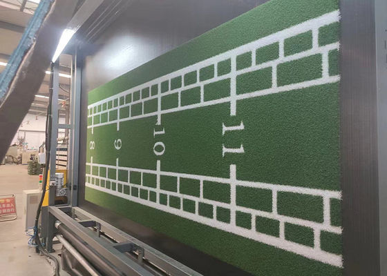 15mm Pile Height Customized Pictures UV Resistance Artificial Grass Synthetic Turf for Sports and Leisure