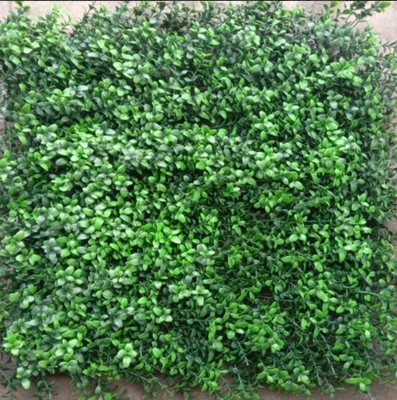 Green Fake Wall Grass Panels For Offices Hotels Restaurants With Low Maintenance Cost And Great UV Resisitance