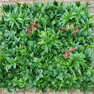 Sound Absorption Commercial Buildings Artificial Wall Grass With Strong Durability