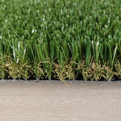 PU Adhesive 28mm 13800 Dtex Landscape Artificial Grass Double PP Backing Balconies Backyards Decorations UV Resistance Low Maintenance