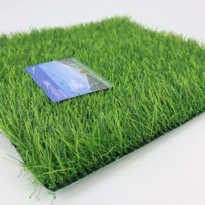 45mm Landscaping Artificial Turf Green Leno Backing For Gardens