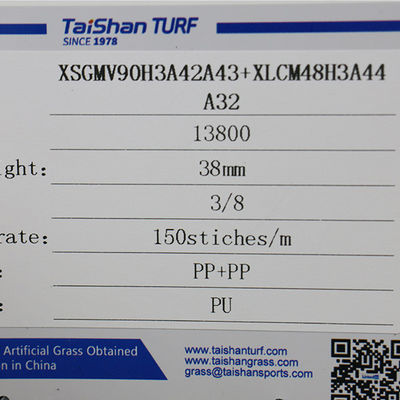 38mm 13800 Dtex Artificial Grass Synthetic Turf for Playground Landscaping
