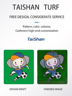 Customizable Pattern Artificial Turf with Excellent Drainage Performance and Easy Installation for Indoor and Outdoor Use