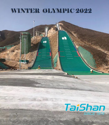Multi-functional High Density Anti Abrasion 25mm Artificial Turf for Skiing Resorts