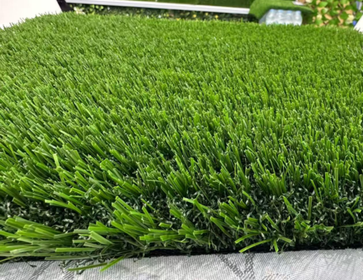 35mm Non-Infill Artificial Grass High Thickness High Density Special Backing Great UV Resistance 47N Pulling Force