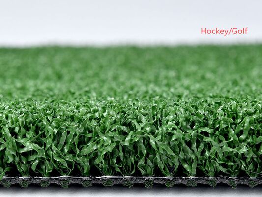 FIH Certified Hockey Artificial Turf With 17mm Pile Height Water Spray No Heavy Metals For Consistent Play