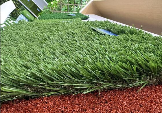 36mm Grass Height High Density FIFA Standard Non-Infill Artificial Turf for Sports Fields