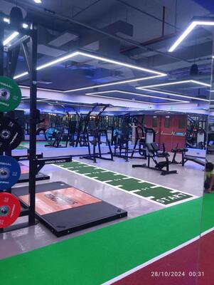 High Density Artificial Turf for HYROX & SLED Sports with Customizable Logo and Easy Maintenance