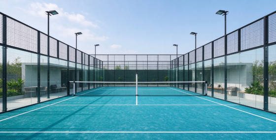 FEP Certified 12mm Pile Height High Density Padel Artificial Grass and Padel Turf for Professional Courts