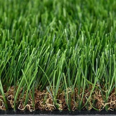 30mm Green Leisure Artificial Turf Used For Pets Area Or Roof Gardens With UV Resistance And Good Elasticity