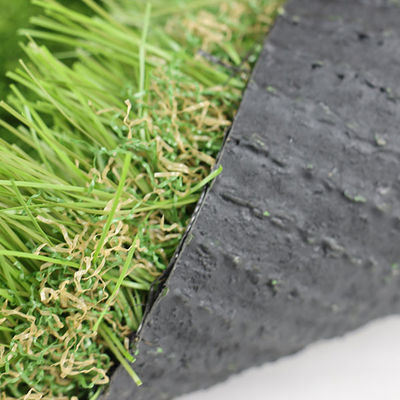 200 Stitches/m Landscape Artificial Grass With Pile Dtex 8600 Perforation Drainage Holes