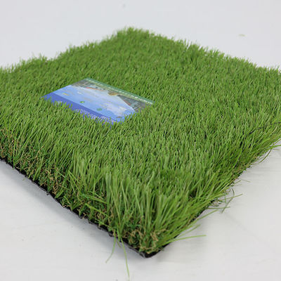 Customized Roll Size Landscape Artificial Grass With 4 Color Mixing And 48mm Height