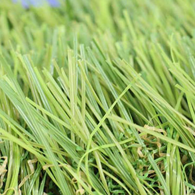 High Water Permeability Landscape Artificial Grass With First Backing PP LENO And Flat Shape Yarn