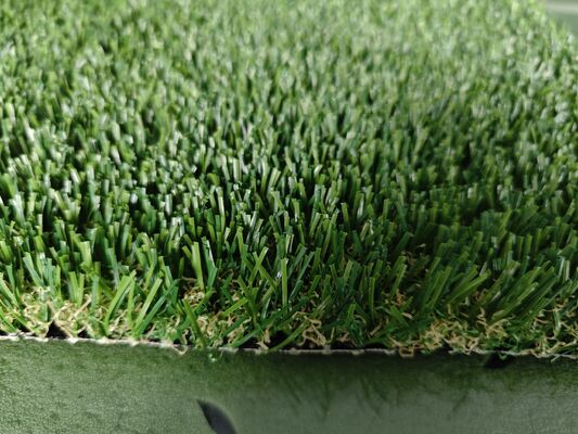 Non-Infill Artificial Grass With 30mm Pile Height And Transparent Latex Glue For Sports Turf 12400 Dtex Low Maintenance