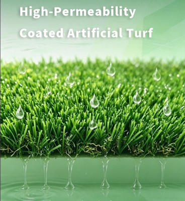 High Permeability Artificial Grass with Intact Backing and FIFA FIH Certification for Sports and Landscaping